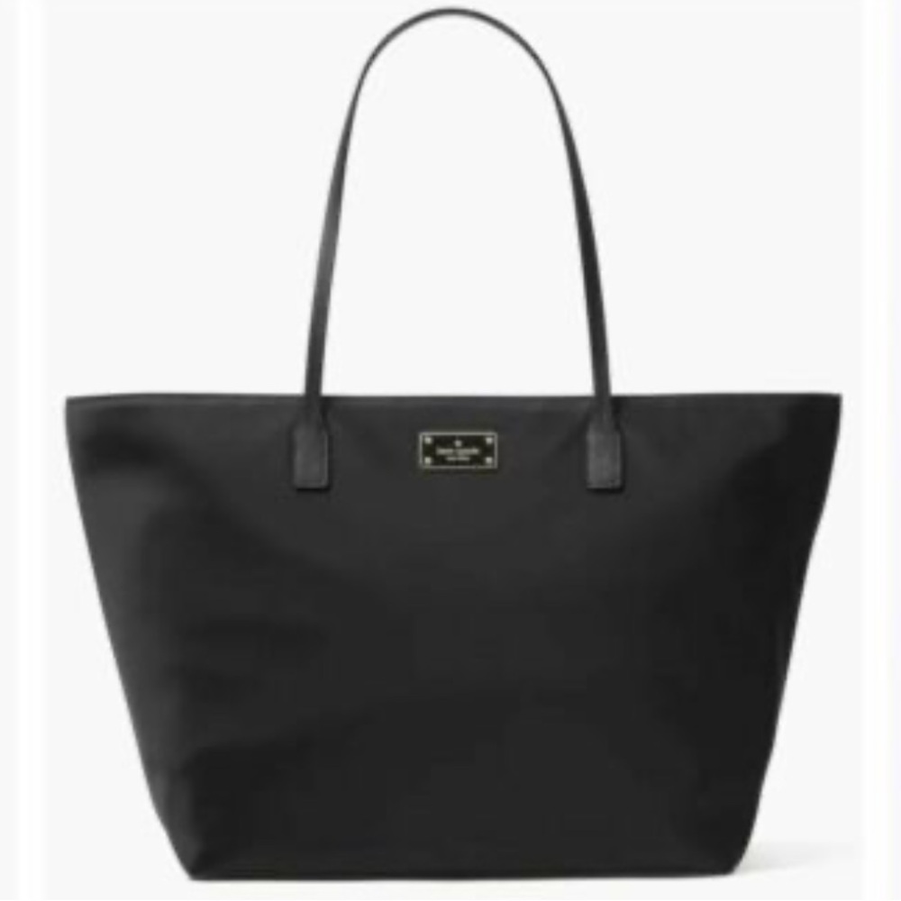 Kate Spade Microfiber/Leather Tote Bag